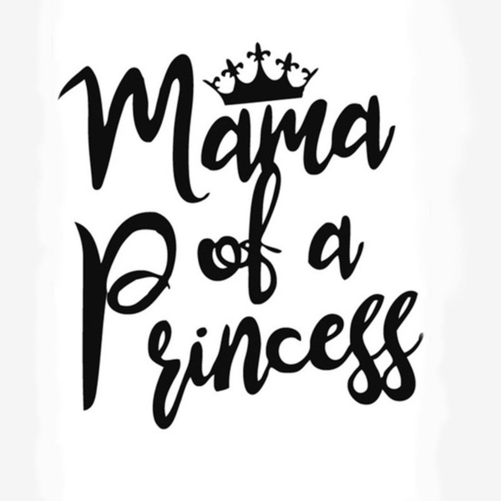 Mama of a Princess T-shirts - Black or White - Picture 3 of 6